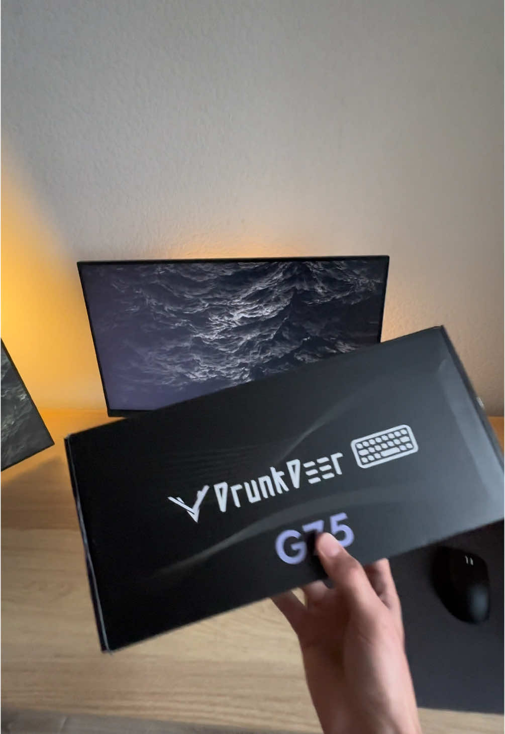 Drunkdeer g75, 8k hall scan rate, 0,02 rapid trigger for 140$ #tech #setup #techtok #setupgaming 