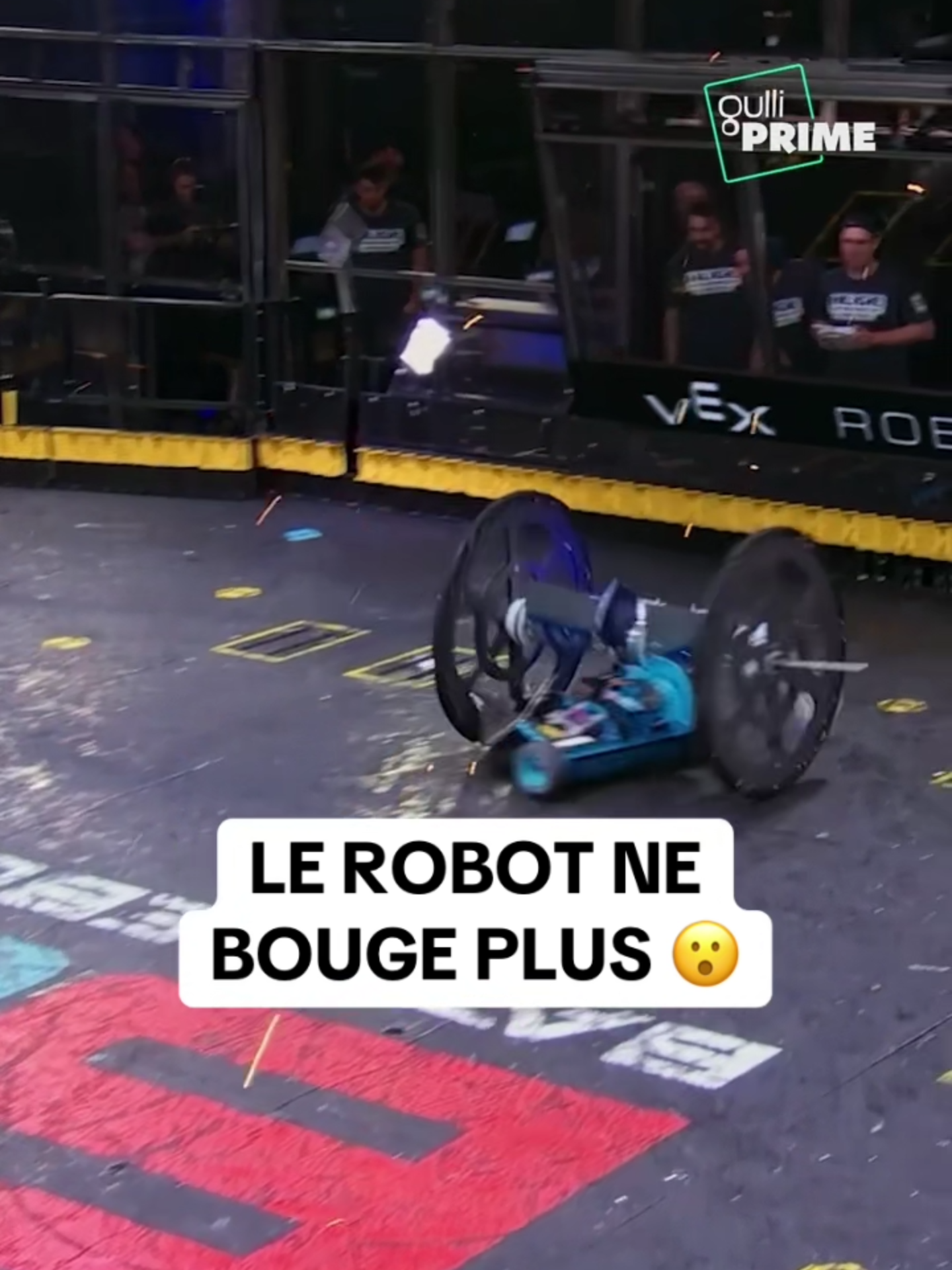 « Je crois qu’on va pouvoir dire au revoir à Skorpios » HUGE met le robot adverse KO 😮💥 #Battlebots: le choc des robots, saison 4 inédite, présentée par @issadoumbiatiktok et @cartmanofficiel, tous les samedis à 21h05 dans GulliPrime