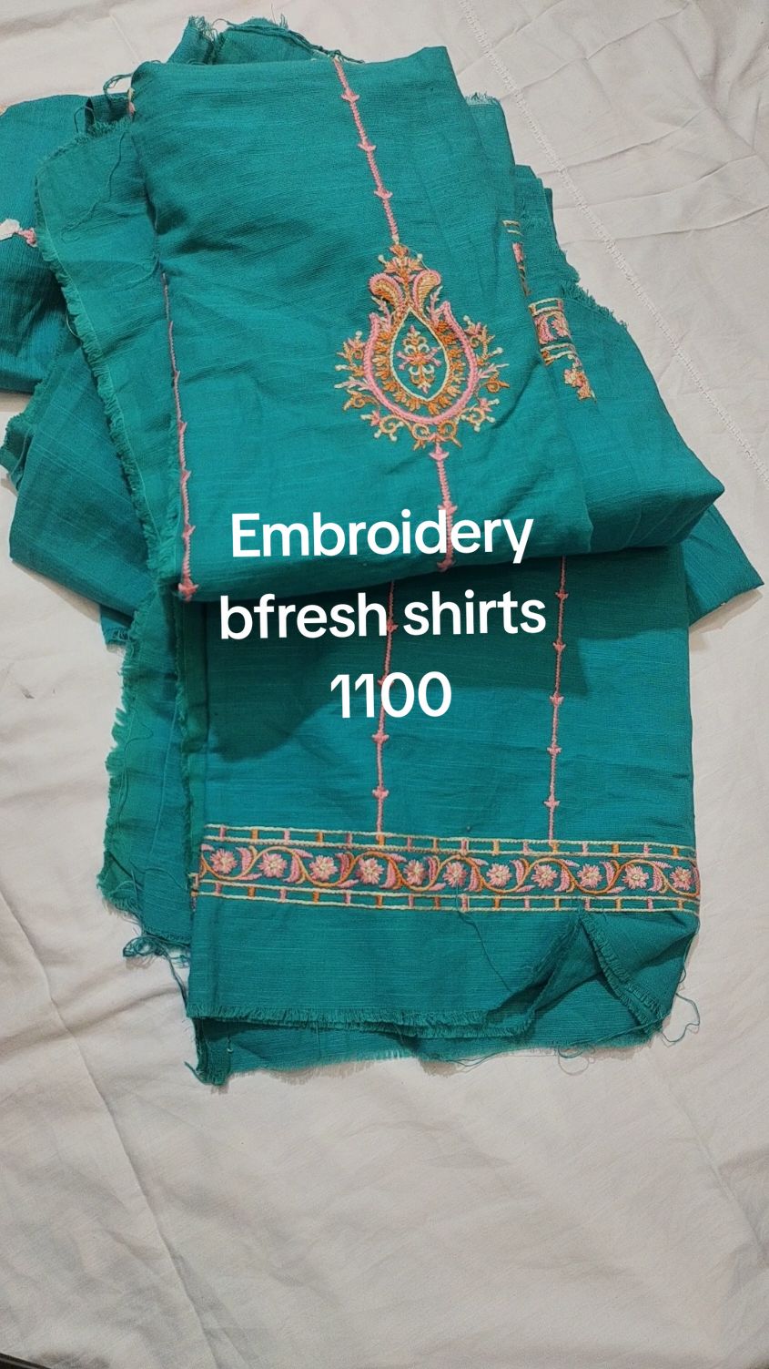 03433340396 khadar embroidery bfresh shirts available price 1100 #fashion #trending #branded 