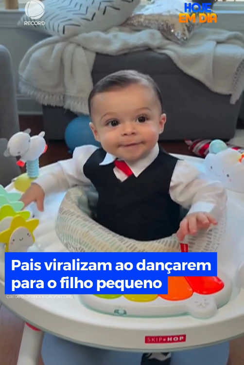 Conheça um casal de bailarinos que viralizou nas redes dançando para o filho de apenas sete meses. Um dos vídeos já alcançou mais de 36 milhões de visualizações #HojeEmDia 