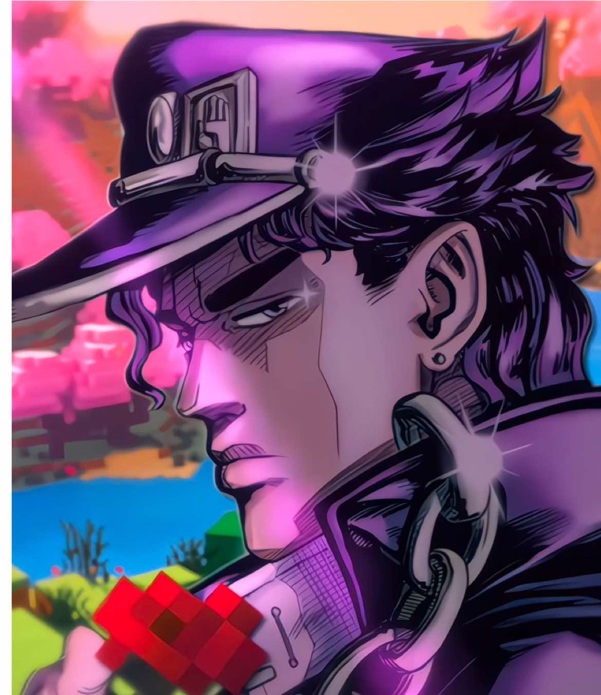 Crazy 🌹⭐️ | Jotaro version |  Want me to do other caracters ? #jojo #jjba #jojobizarreadventure #jotaro #jotarokujo #jojopart3 #mangaedit #edit 