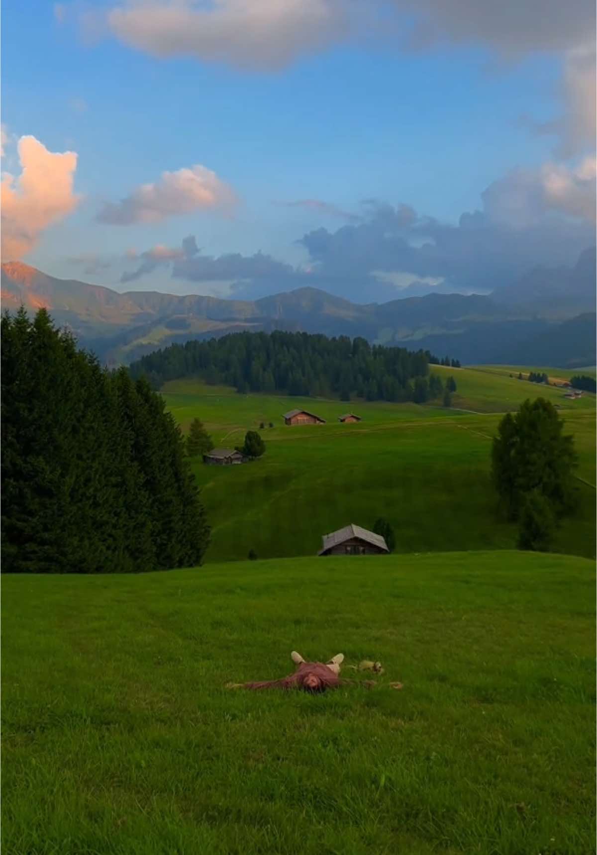 7:31pm. Dolomites, Italy.