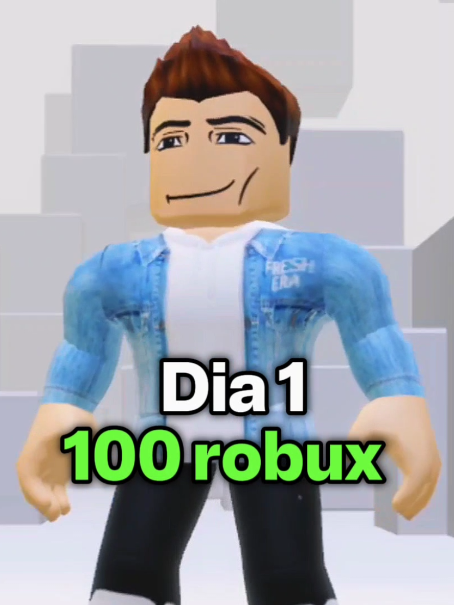 DIA 1 conseguindo 100 robux! 💸 #robloxfyp #game #robux #arte #robuxgratis 