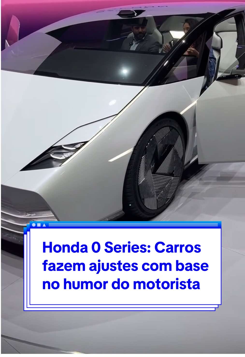 Honda introduz linha de carros 0 Series 🚗 🤖 Apresentados na CES, os veículos elétricos prometem ser mais seguros e são capazes de detectar qualquer objeto na pista usando IA E aí, você teria um desses? 🧐 Saiba mais da CES em tecnoblog.net 🔗 #Honda #CES #Tesla #BYD #CarroEletrico #Carro #Carros