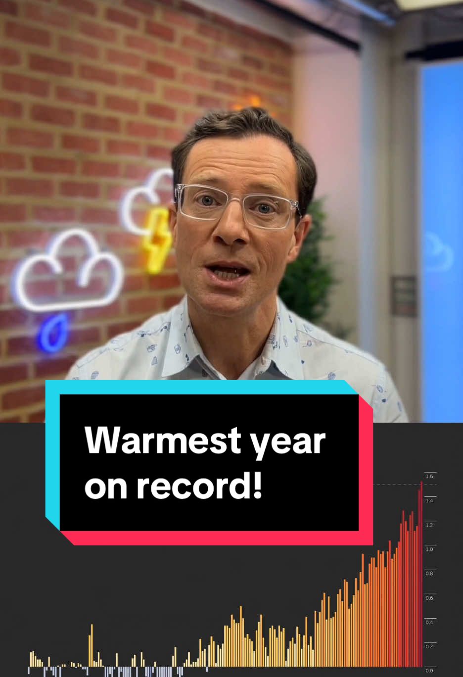 It’s no surprise that 2024 was another very warm year, the warmest on record in fact. The past 10 years have been the warmest 10 for the world when looking back at the records since 1850. Yes it has been warmer in the past but our scientists know that was due to natural variability. What’s happening now is a more rapid rise and we know it’s due to humans. It’s not too late to change the path but these figures are another reminder of just how fast our world is warming. @Met Office #ClimateChange #WarmestYearOnRecord #EduTok #LearnOnTikTok