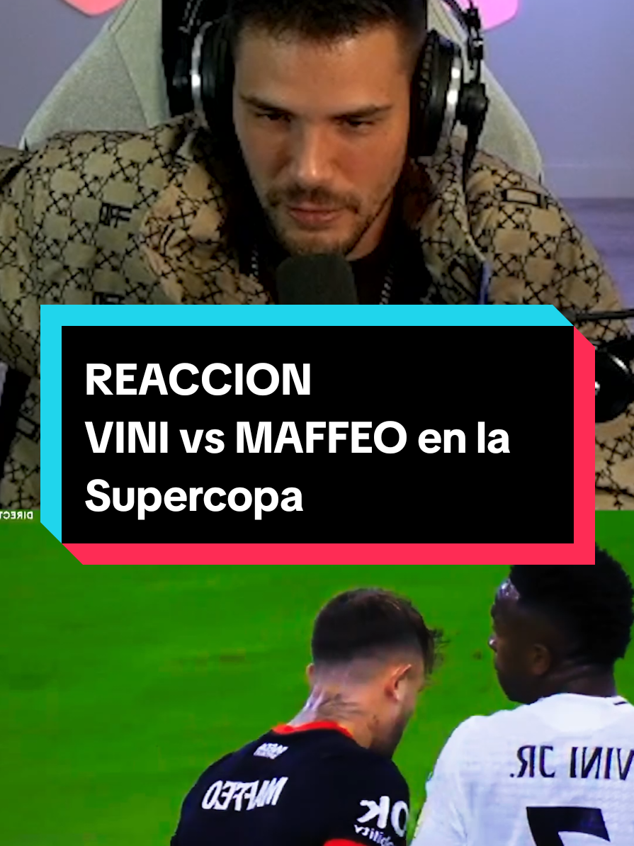 Reacción a #vinicius vs #maffeo  #supercopa #supercopadeespaña #realmadridfc #rcdmallorca #futbol⚽️ #deporte #danibet #reaccionar #colombia #medellin 