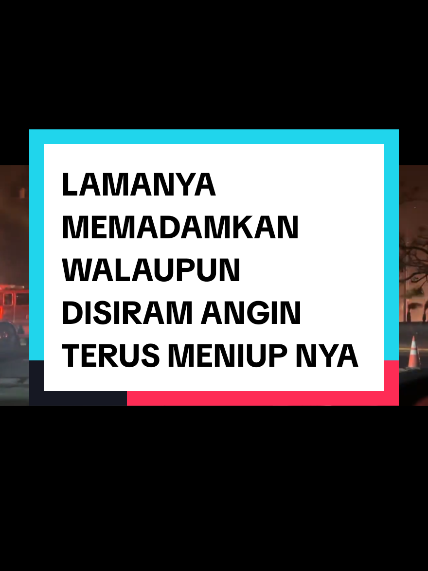 mcd ikut terbakar lamanya memadamkan .namun walaupun disiram ,angin terus meniupnya . Amerika los angeles California disamping Gaza Palestine masih terancam oleh senjata Amerika @gerindra @UN @ICC