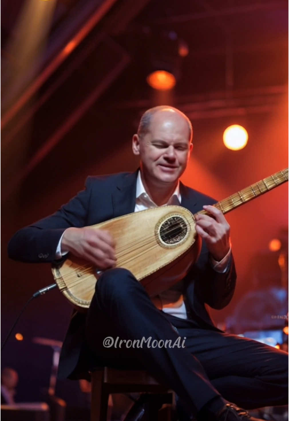 Is Olaf Scholz taking his talents to a Turkish wedding? 🎶😂 In this comedic masterpiece, the German Chancellor transforms into a bağlama-playing sensation, lighting up the stage with an energetic Ankara havası performance! His joyous smile and unexpected musical skills will have you questioning: Politics or pop star? Meanwhile, Alice Weidel and Angela Merkel join in with spirited dancing, proving that even politics has its lighter moments. PS: Both the music and the visuals are entirely AI-generated! 🇹🇷🎸 #scholz #politicalcomedy #ankarahavası #FunnyMoments #aicreations 