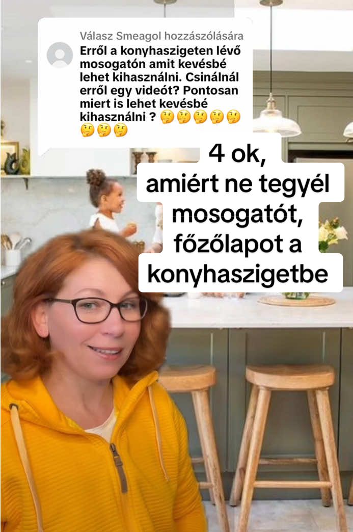 Válasz @Smeagol részére 4 ok, amiért ne tegyél mosogatót, főzőlapot a konyhaszigetedbe. #konyha #konyhasziget #mosogató #főzőlap #konyhatervezés #konyhabútor #konyhafelujitás #konyhaberendezés #konyhaitrükkök #lakberendezés #lakberendező #lakberendezesitipp #lakberendezesiotletek #lakberendezésitrükkök #marcomobili #kriszta 