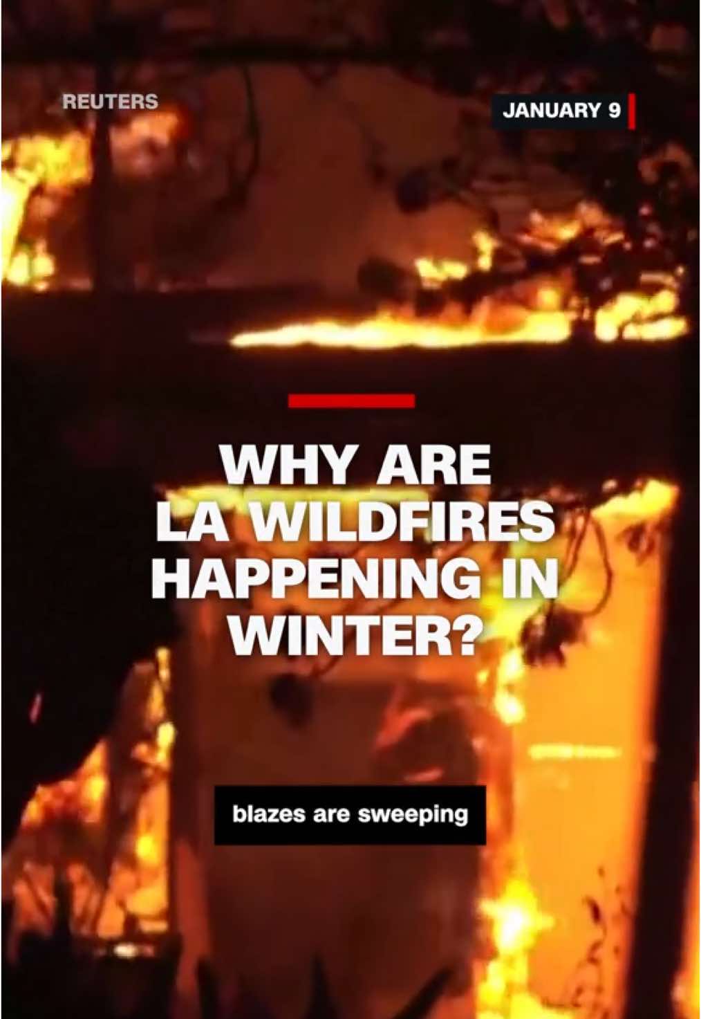 Los Angeles County is experiencing changes in fire behavior first-hand as wild, uncontrollable flames engulf California during what has historically been a wet winter season. CNN climate reporter Laura Paddison explains. #CNN #News