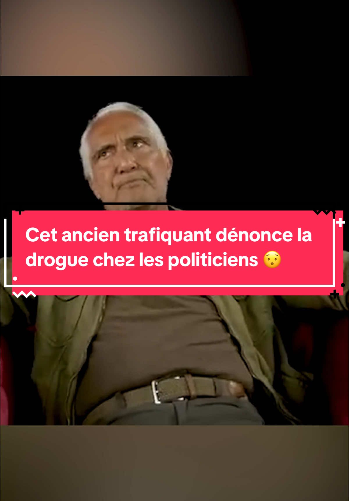 Cet ancien trafiquant dénonce la drogue chez les politiciens 😯 #choc #politique #gangster #pourtoi 