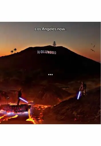 Praying for everyone. #starwars #losangeles #fire #usa #mustafar #starwarsfan #starwarstiktok #anakinskywalker #obiwan #fy #fyp #fypviralシ 