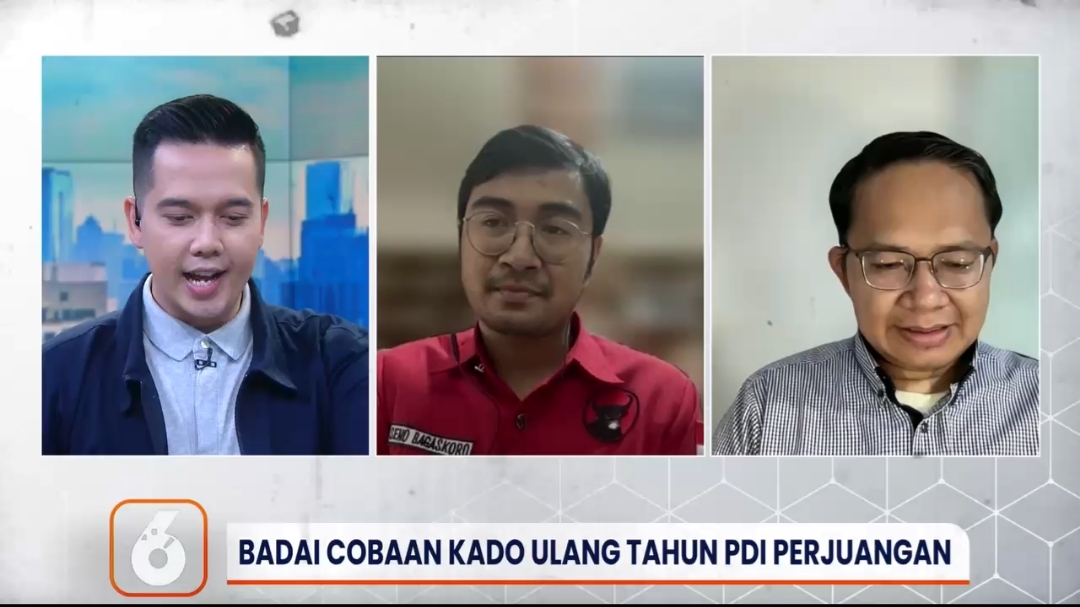 Badai cobaan menjadi kado di ulang tahun PDI Perjuangan? Bahkan, ada yang ingin menjadi ketua umum menggantikan bu Mega.🤔 Saksikan selengkapnya dalam Liputan 6 Talks di Youtube Liputan 6. #liputan6 #liputan6sctv #liputan6terkini #newssctv #fyp #trending #viral 