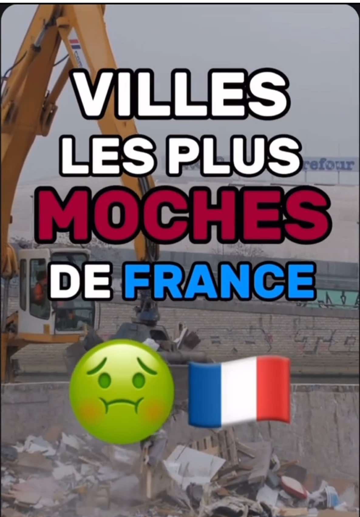 Les villes les plus moches en France 2025 🇫🇷🤢 #villedefrance #trappes #mulhouse #lens #lehavre #grenoble #lacourneuve #dunkerque #béthune #france 