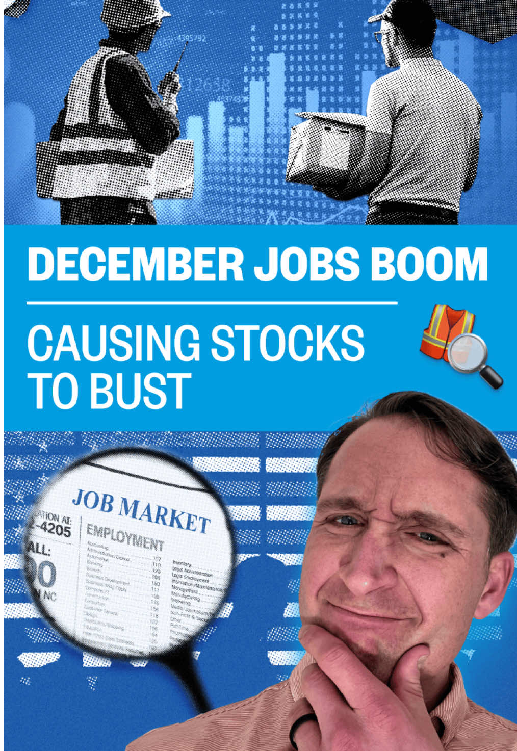 December Jobs Report Just Out- This doesn’t look good for The Fed.   To be clear, I’m not playing Monday morning QB here… I stated before the Fed cut in December that they SHOULD NOT- and they did.   Inflation is a peskier problem than they had expected- CLEARLY.   GET READY FOR RATES CUTS TO COME TO A SCREECHING HALT.   #thefed #rates #interestrates #economics #economy #finance #jeromepowell #politics #powell 