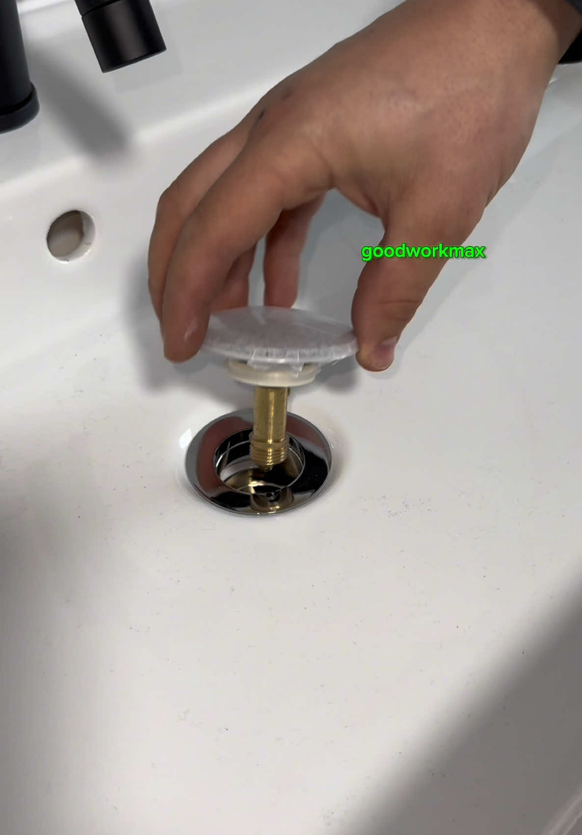 How to instal a sink in the bathroom?