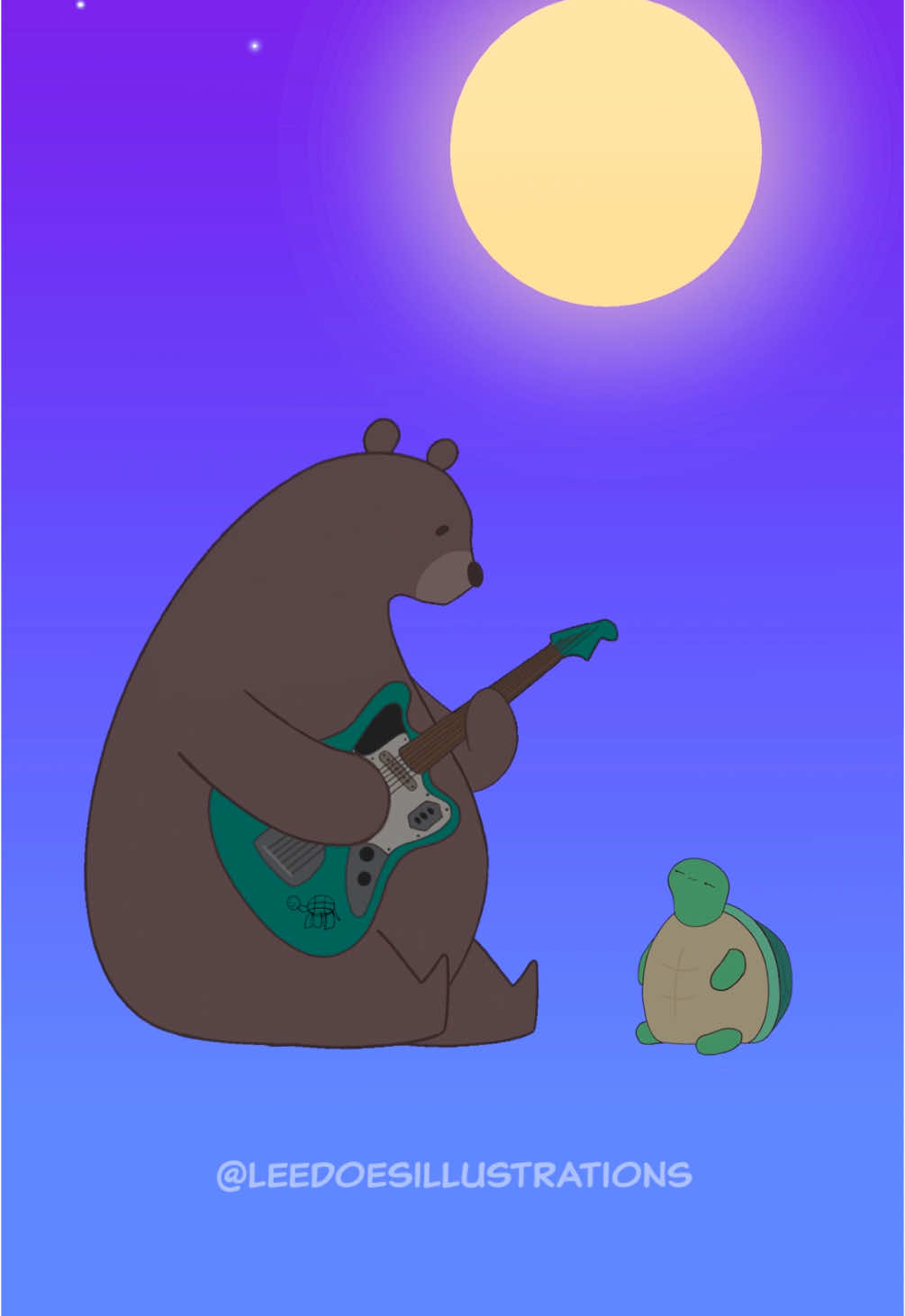 Turtle and bear 🐻🐢 #fyp #animation #vibes @Red Hot Chili Peppers 