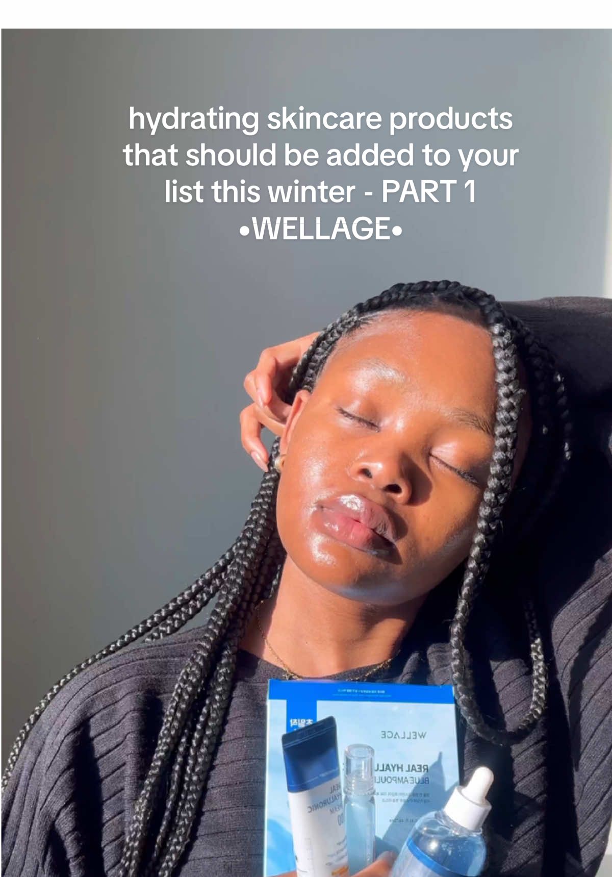 @wellage USA @wellage KOREA  PRODUCTS USED: 🔹WELLAGE Real Hyaluronic Blue Ampoule 100 - A must-have ampoule suitable for everyone. - Deep hydration that addresses inner dryness (lasting up to 100 hours). - Made with 100% pure hyaluronic acid, not just a generic hyaluronic acid blend. 🔹WELLAGE Real Hyaluronic Cream 100 - Absorbs quickly without leaving a sticky residue. - Provides lightweight yet effective hydration. 🔹WELLAGE Real Hyaluronic Lip Plumper - Keeps lips moisturized while adding volume. - Perfect for use before makeup without affecting lip color. - Hygienic and convenient for storage. 🔹WELLAGE Real Hyaluronic Blue Ampoule Face Mask - Made with certified vegan fabric. - Adheres to the skin for intensive hydration and calming effects. Available on Amazon  #wellage #blueampoule #specialcare #kbeauty #pr #chitchat #yearendcare #hyaluronicacid 