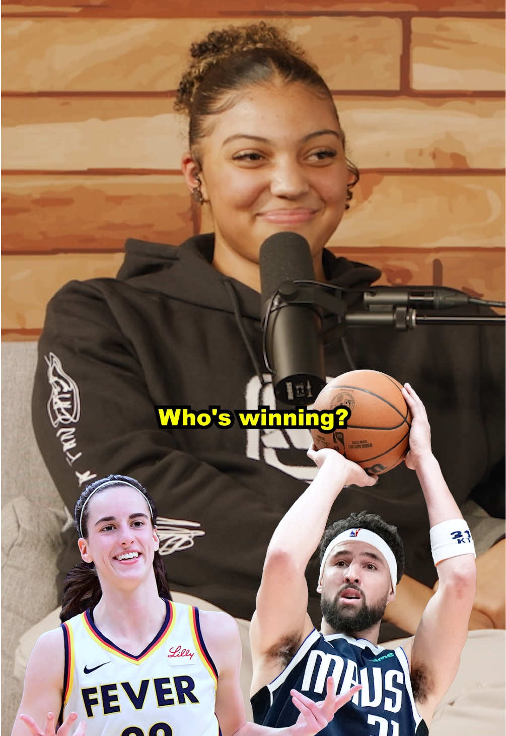 Caitlin Clark vs one of the splash bros would feed families 🍿 @stella #NBA #allstargame #caitlinclark #shoutoutot 