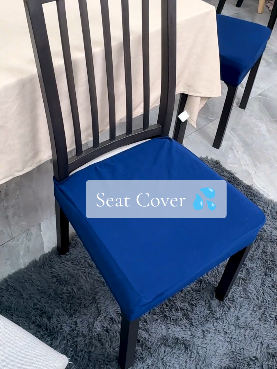 Navy blue or wine? Which one is your preference? #ieasygoing #chaircover #chairseatcover #diningroom #tiktokshopjumpstartsale 