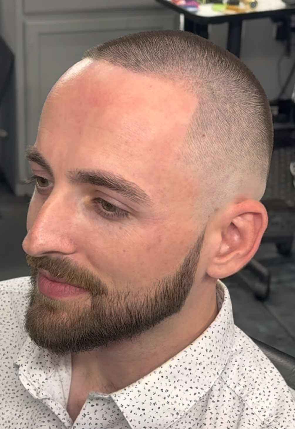💈P.O.V Haircut 1.5g  #ElkGroveBarber #WarriorHaircut  #BlowoutTaper #MensHairstyle #Barber #Barbershop #BeardTrim #Buzzcut #FolsomBarber #LodiBarber #Barber #TexturedFringe  #MensLongHair #Fade #Taper #Hairstylist 