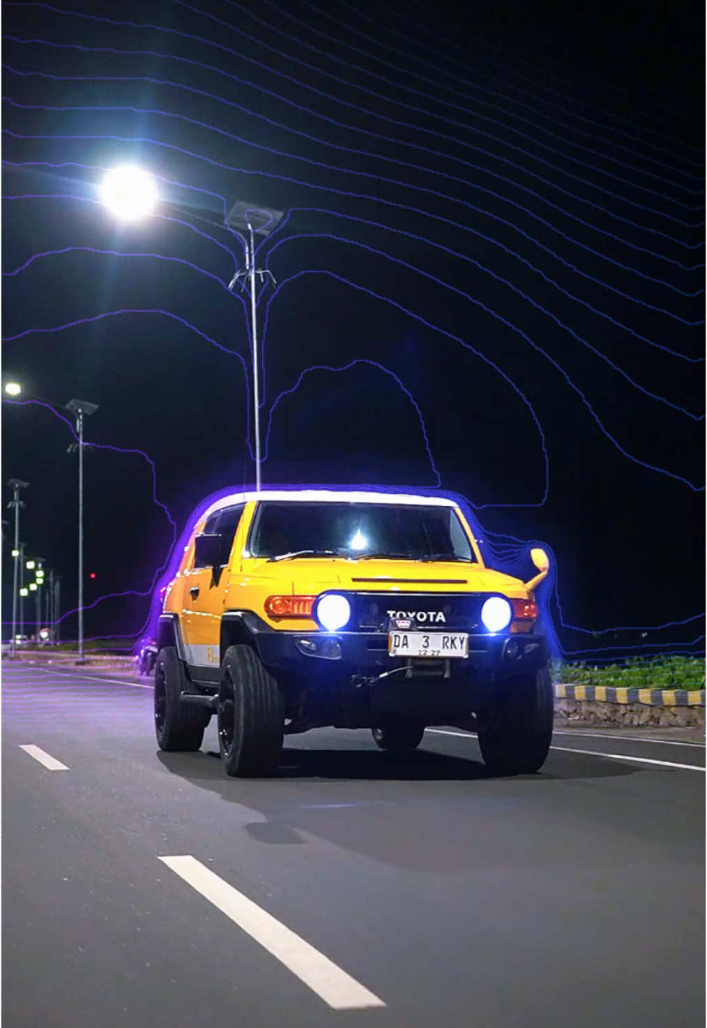 Pesona mobil FJ CRUISER @RIKY ORLANDO  #rubicon #fjcruiser #amuntai #cinematic #rikyorlandowatch #jalantolamuntai #nightride 