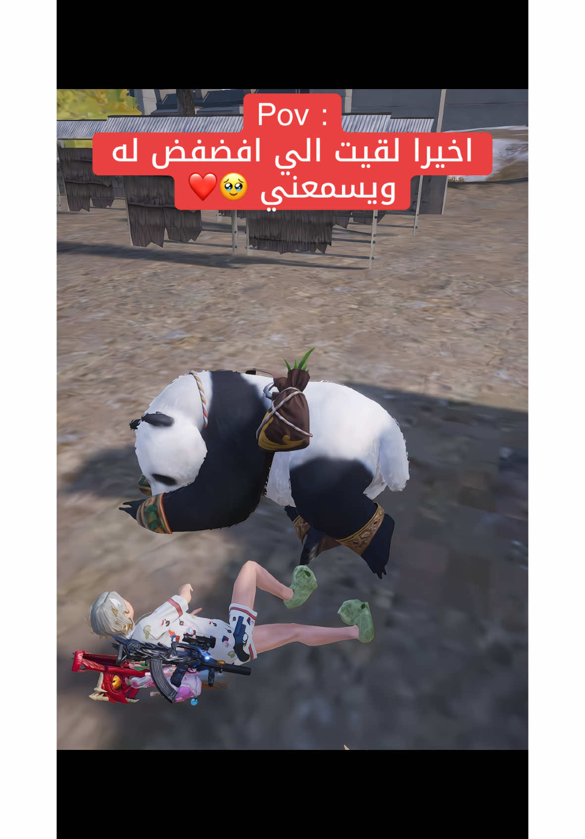 صديقي الجديد 😂😂🐼🐼#CapCut #tiktok #trend ##pubgmobile #ببجي #مواهب_ببجي_موبايل_العربية 