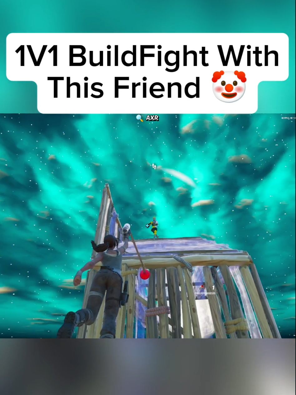 1V1 Buildfight With This Friend 🤡 #fortnite #fortnitememes #fyp #buildfight 