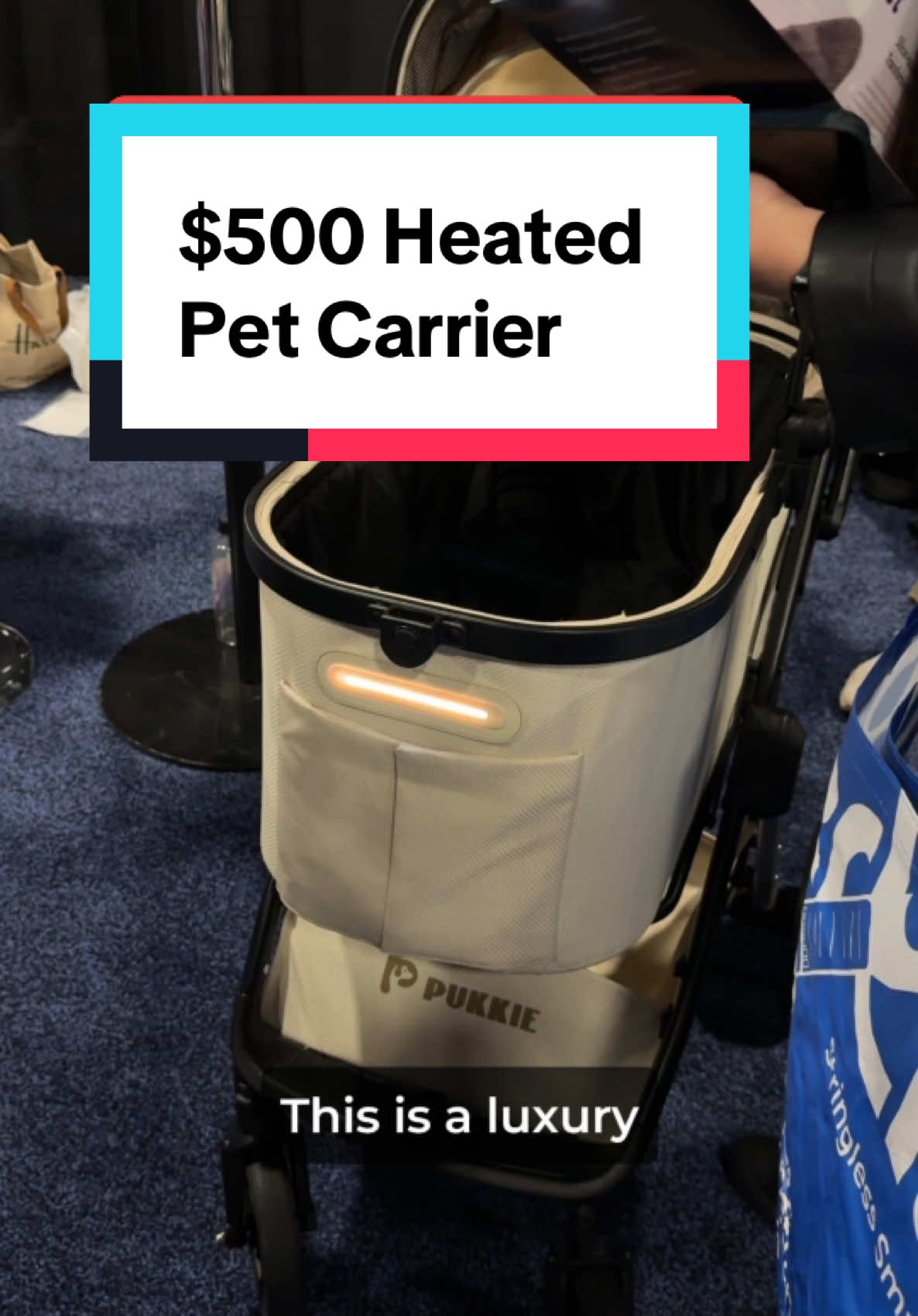 Heated Pet Carrier for $500 at #ces