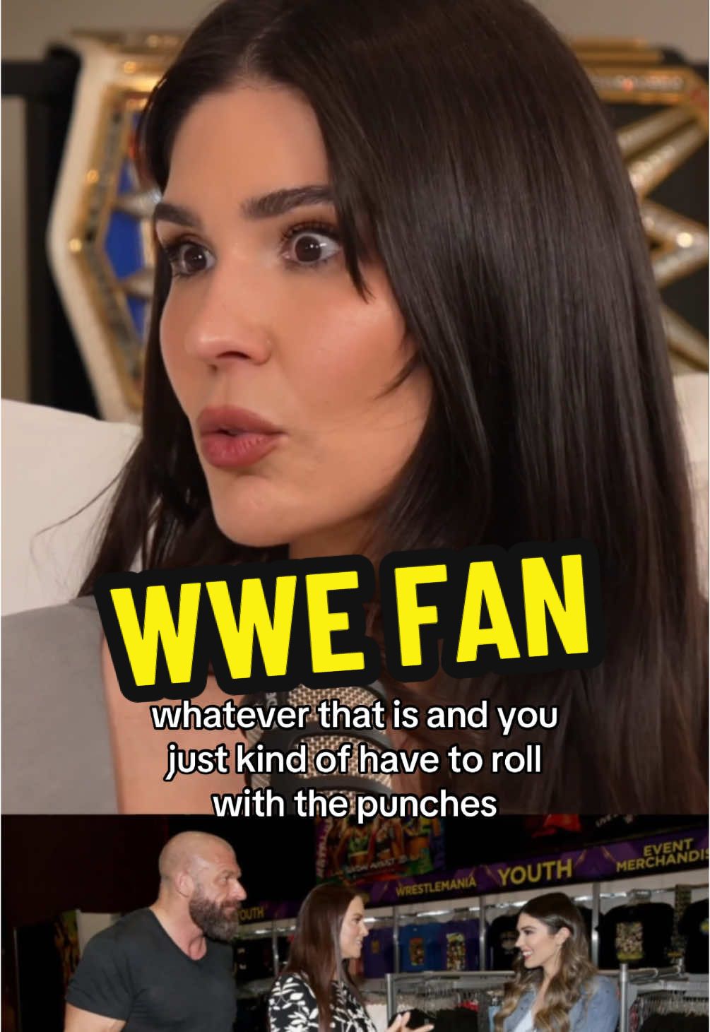 From fan to WWE SUPERSTAR Cathy Kelley! @Cathy Kelley @Sydney Zmrzel #WWE #wweraw #wwefan 