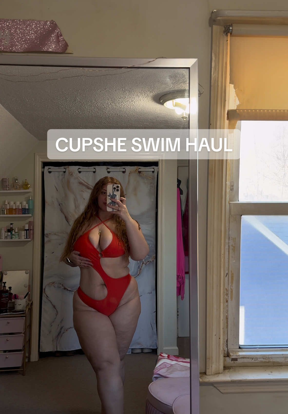 All swim linked in my showcase 🩷@cupshe_official #cupshehaul #cupshe #curvyswim #midsizefashion 