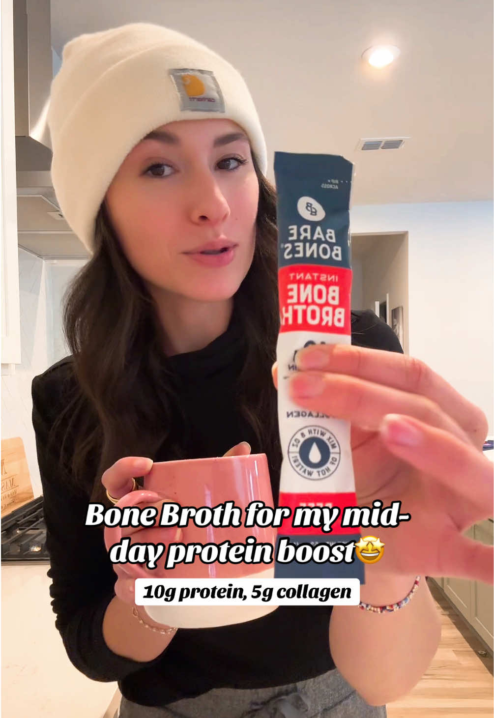 Next up, trying some bone broth hot chocolate😍  #bonebroth #protein #collagen #healthyliving 