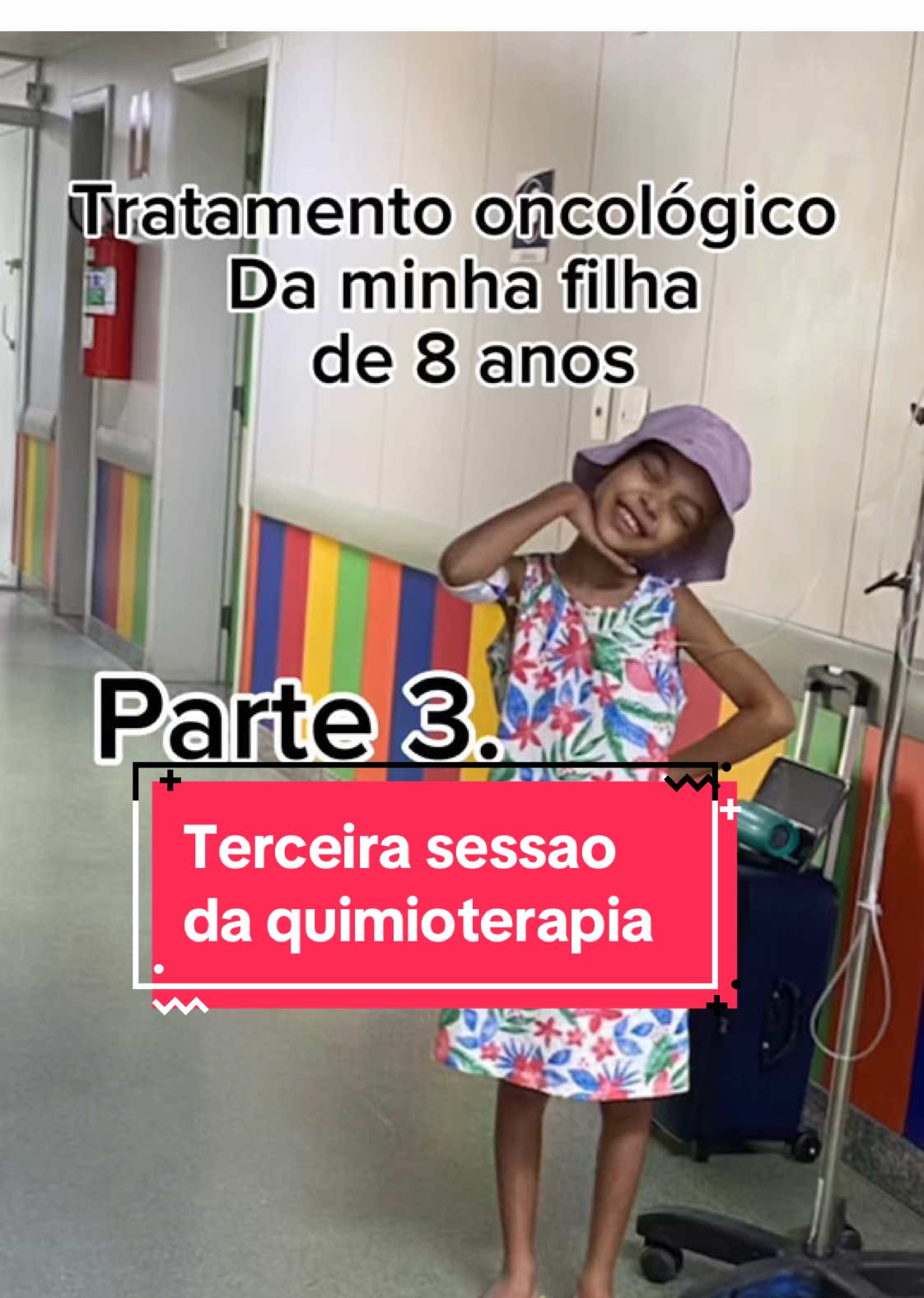 Terceira parte da nossa trajetória na luta contra o Câncer !  #linfomanaohodgkin #vencendoocancer #testemunho #linfomadeburkitt #cancerinfantil #jesus #fy #rotina 