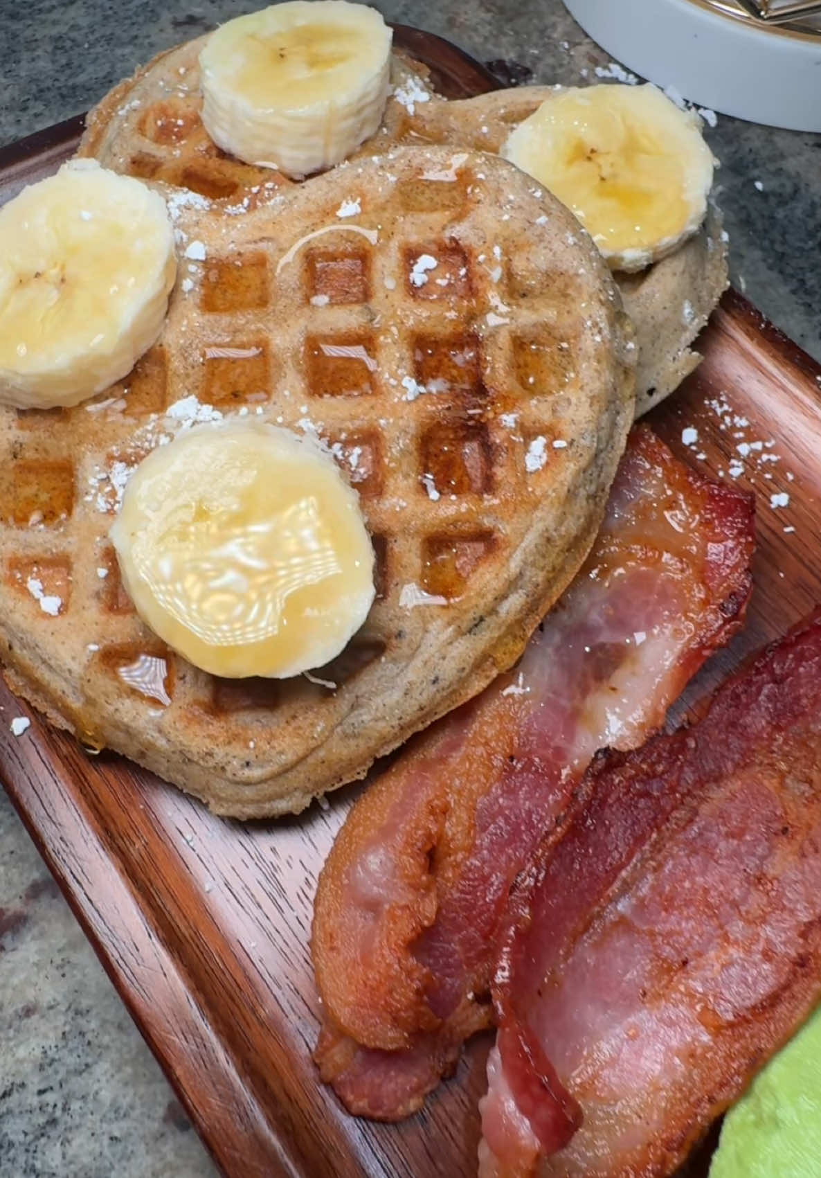 Breakfast Board 🍳🥓🥑🧇✨ What better way to enjoy breakfast than on a cute breakfast board ?! 😍 My protein waffles are from @KodiakCakes & breakfast board is linked in my Amazon 🫶 #fyp #viral #trending #asmr #asmrsounds #asmrvideo #food #Foodie #cook #breakfast #EasyRecipe #foodtiktok #FoodTok #breakfast #happy 