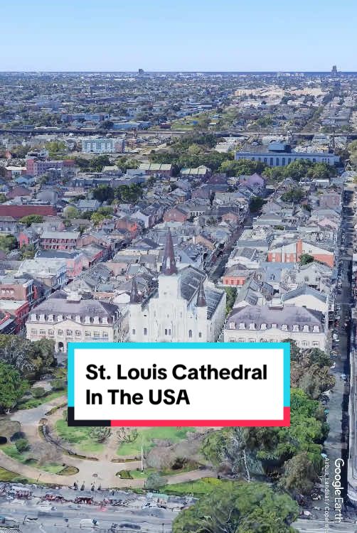 Amazing St. Louis Cathedral In The USA 🇺🇸 #saintlouiscathedral #stlouiscathedral #cathedral #neworleans #losangeles #cathedralbasilica #saintlouis #art #history #architecture #education 