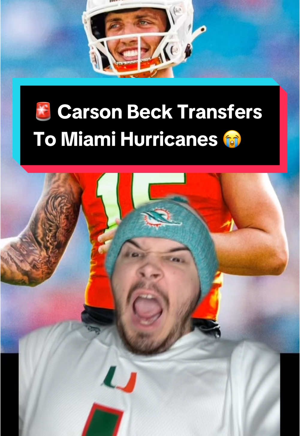 🚨 Carson Beck Transfers  To Miami Hurricanes 😭 #NFL #nfltrending #nflviral #cfb #cfp #hurricanes #ncaa #ncaaf 