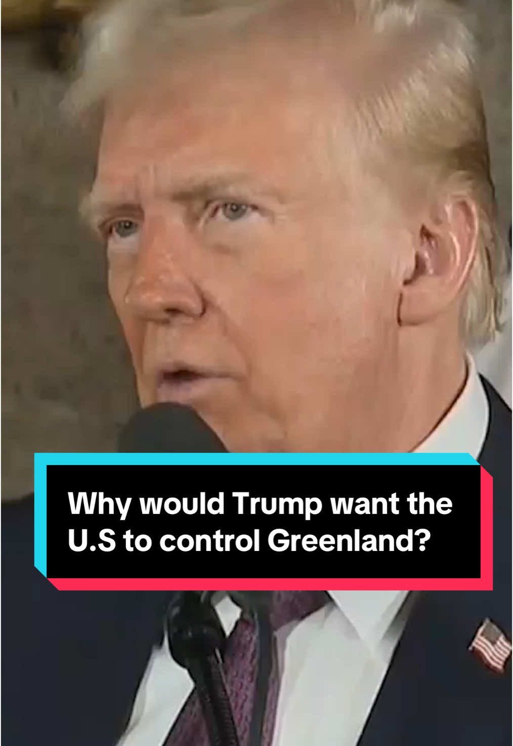 President-elect Donald Trump spoke about his interest in securing U.S. control of Greenland and said he would not rule out the use of military force. Here's why Trump might want the U.S. to control it. #trump #us #greenland #denmark 