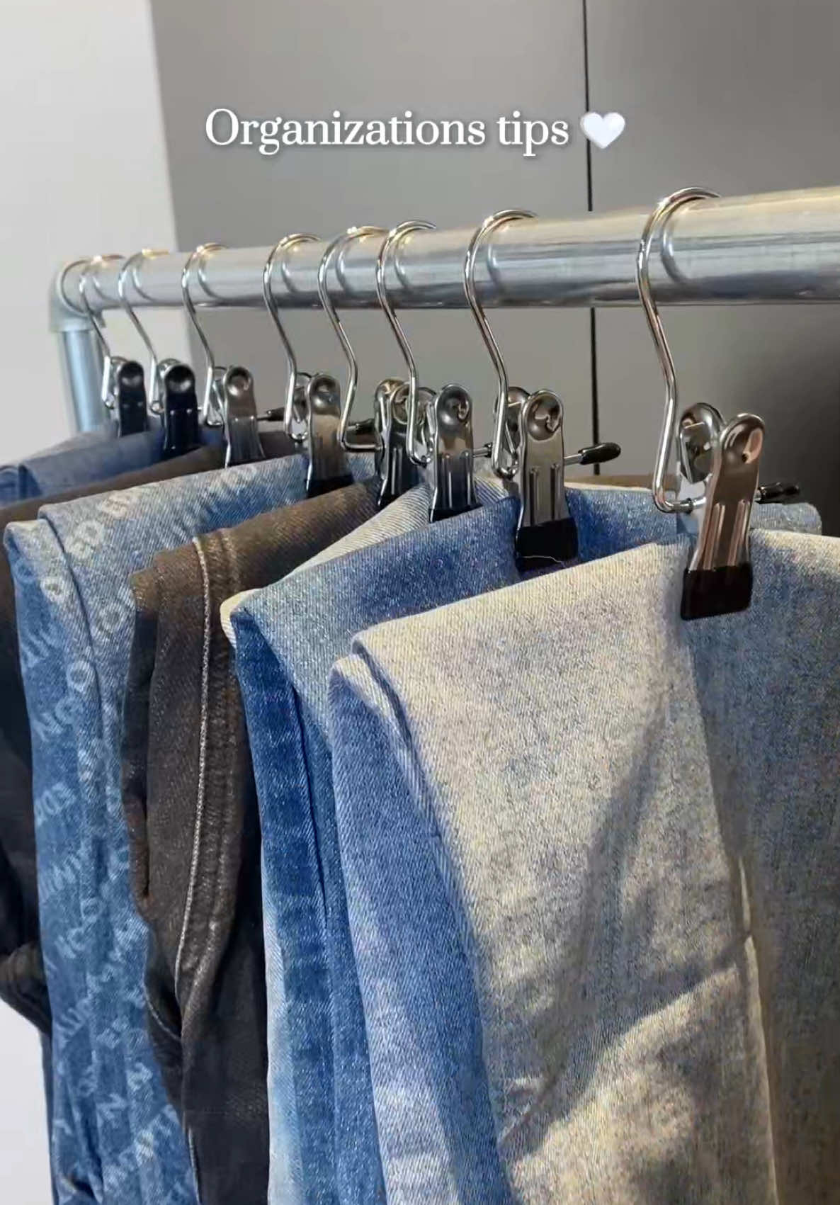 These cute boot hooks really functional.I should put them on all my clothes 🤩✨🖤👖#fyp #foryou #foryoupage #hook #organizer #hanger #clip #organizingtiktok #organizewithme #closettour #closetorganization