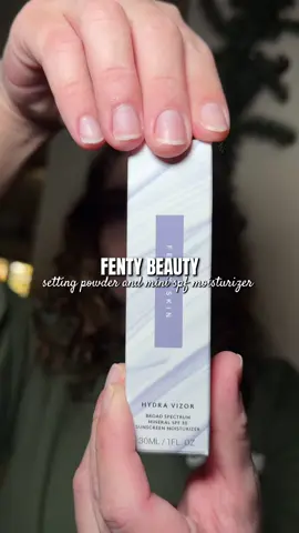 @Fenty Beauty THANK YOU!✨🤍✨💜MINI MOISTURIZING SPF & SETTING POWDER! #makeupmusthaves #fentybeauty #fentymakeup #fentybeautymakeup 