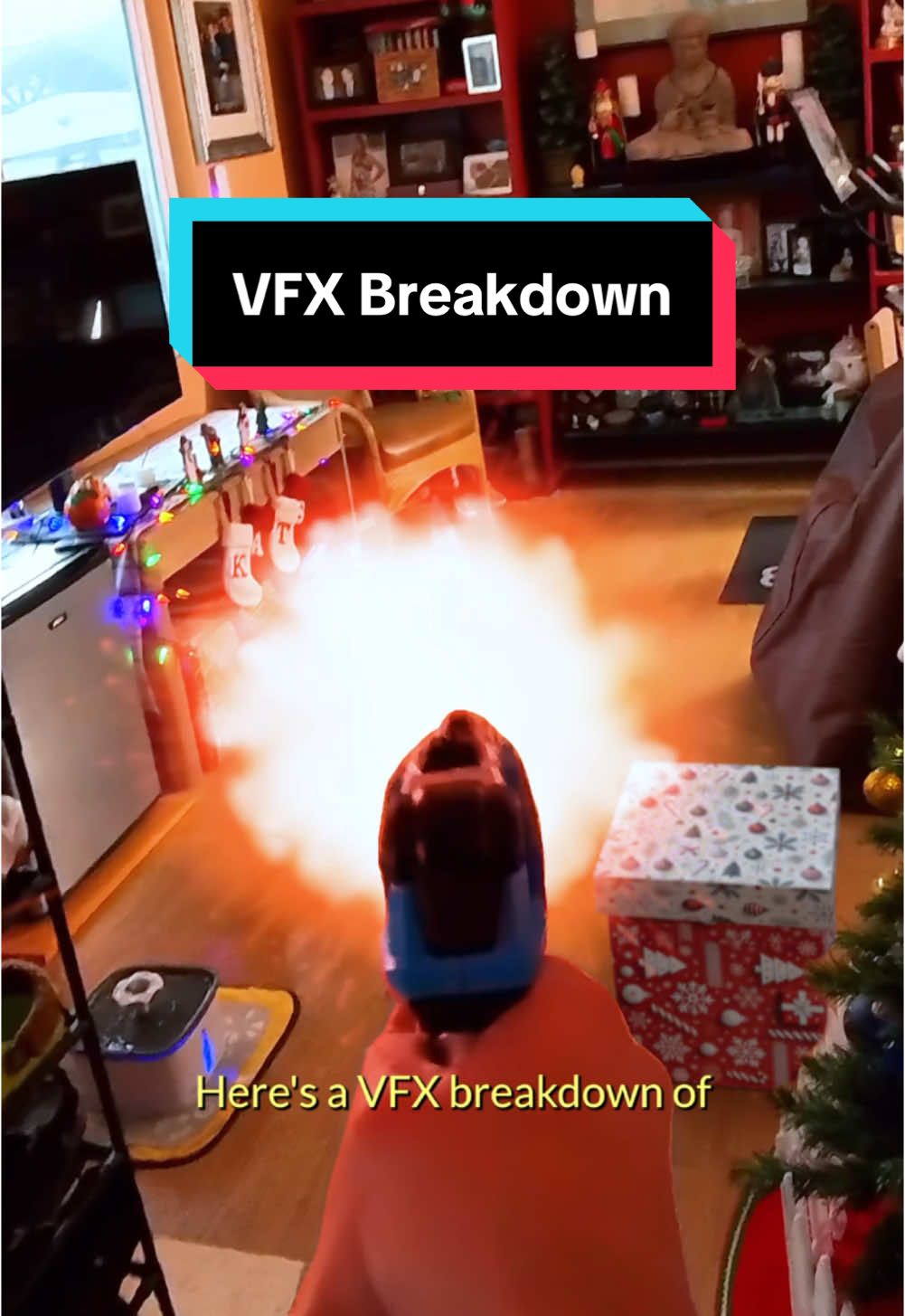 VFX Breakdown for my elf hunting Christmas video! Also follow me on my other socials if you enjoy my videos! #vfx #vfxtutorial #christmas #elfonshelf 