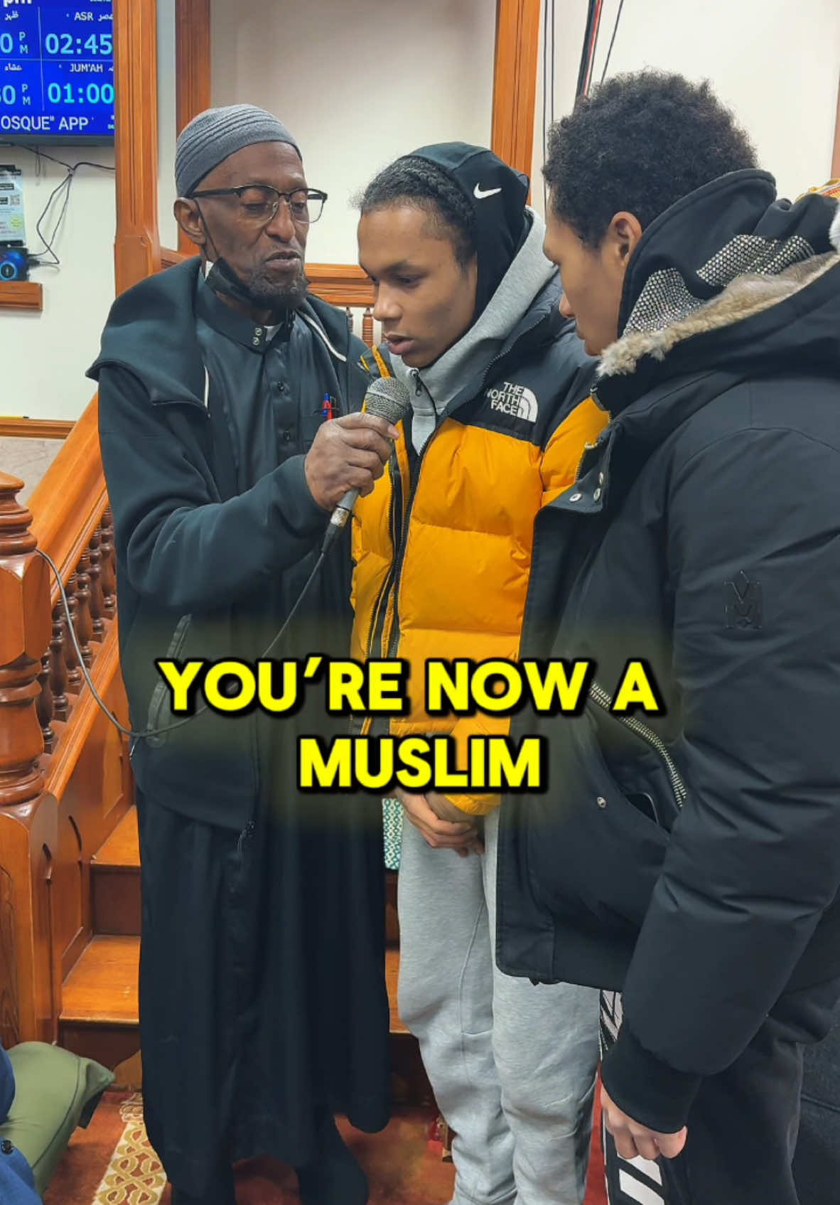 Love Seeing Brothers Take Their Shahada & Start Their Path To The True success May Allah Guide us All.  P.s Islam Is The Fastest growing Religion!  #shahada #muslim #reverttoislam #muslimrevert #allah #prophetmuhammad #lailahaillallah #monotheism #taqwa 