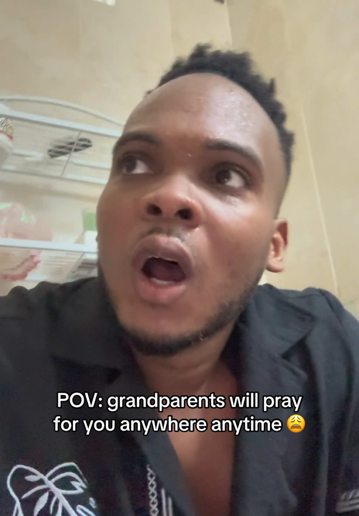 Grandparents will pray for you anywhere anytime 😩😩😂😂 #trini_tiktoks 