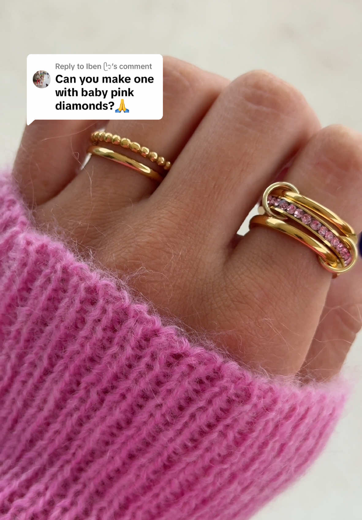 Replying to @Iben ᥫ᭡ ask and you shall receive 🤩💗 our gemma ring is now available in all 12 birthstones! ✨ #SmallBusiness #handmadejewelry #nontarnishrings #waterproofjewelry #rings #permanentjewelry #weldedjewelry 