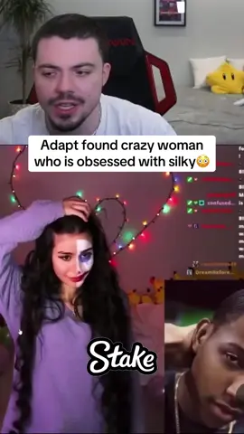 Adapt found crazy woman who is obsessed with silky?😳 #adapt #silky #faze 