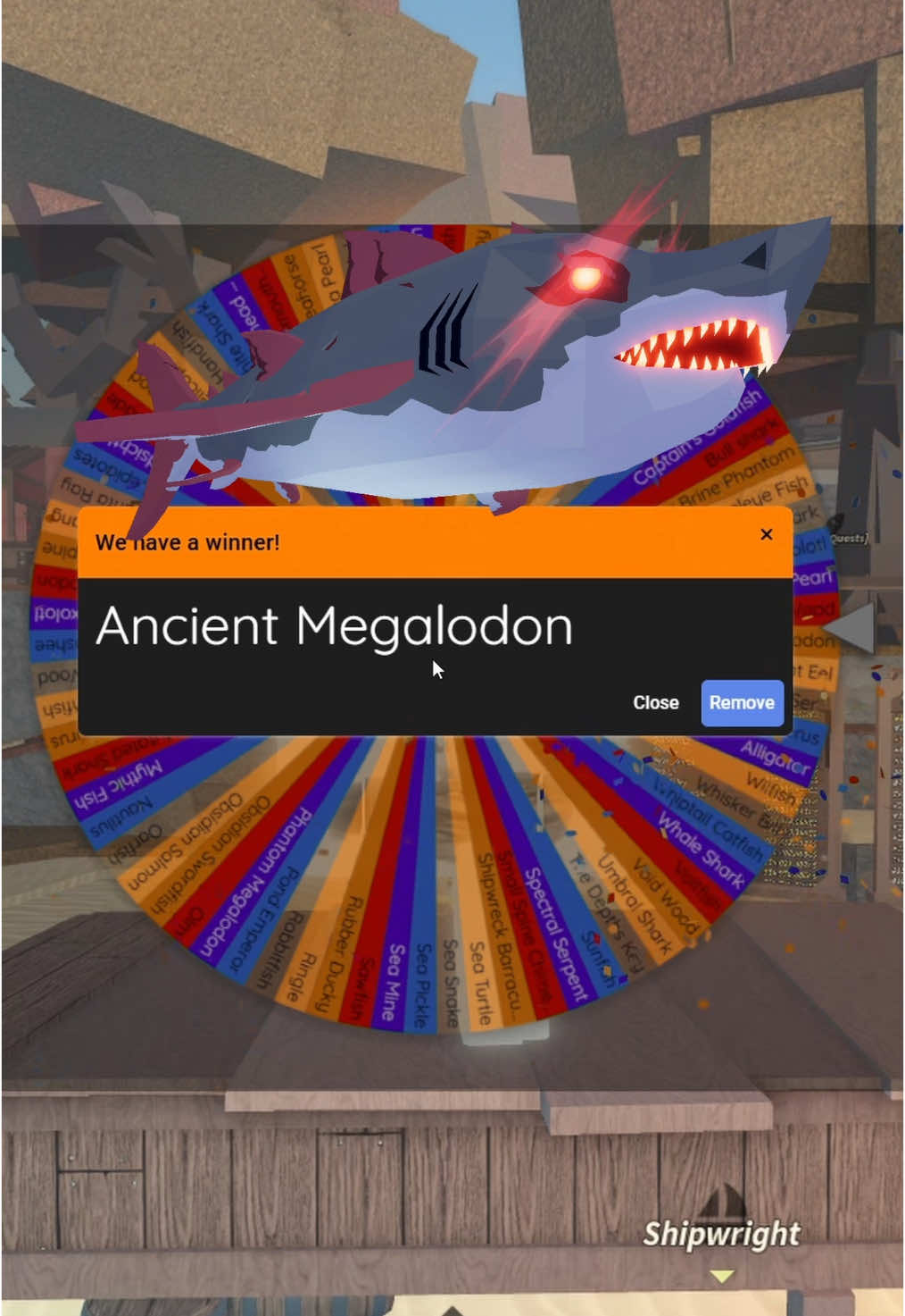 Fishing until I catch an ancient megalodon pt5  #robloxfisch #roblox #robloxfyp #fisch 