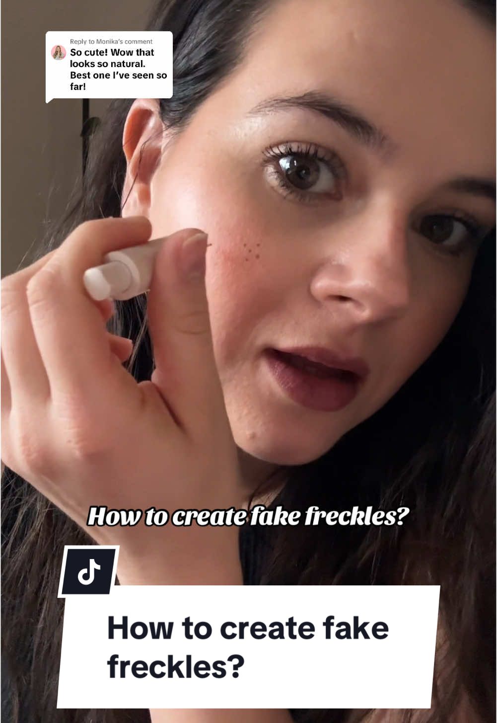 Replying to @Monika I’ve always struggled to create fake freckles using pencils, toothbrushes, and eyeshadows—none of it worked for me. But I finally found the perfect product: the freckle stamp by Tarte! I got mine in the light shade, and it’s so easy to use. Just tap, apply the freckle stamp on your face, blend it a little with your fingers, and you’ll have natural-looking freckles in seconds. If you’re looking for an easy way to create freckles with makeup, this is a freckle stamp is the easiest way! #frecklestamp #tartemakeup #fakefreckles #easyfreckles #makeuphacks #frecklestrend #naturalmakeup #frecklestutorial #freckles 