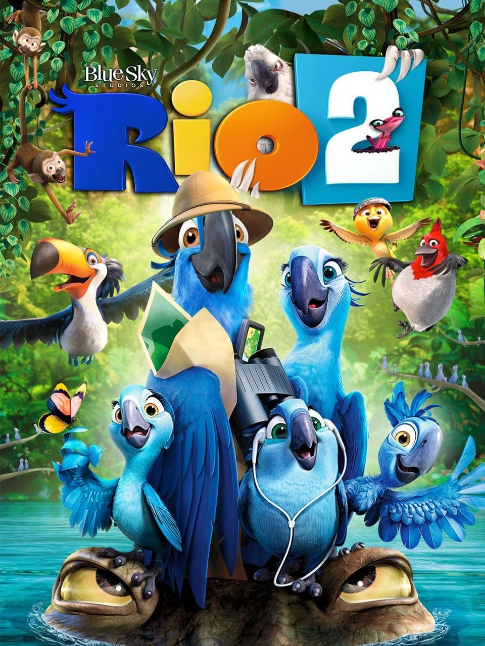 FILME COMPLETO | Rio 2 |  As araras Blu e Jade vivem felizes com seus filhos no Rio de Janeiro. Quando seus donos, Túlio e Linda, encontram pássaros de sua espécie na Amazônia, eles decidem partir para novas aventuras na região Norte do país. Só que nem tudo é perfeito: Nigel, o velho inimigo de Blu e Jade, está de volta para se vingar. #filme #filmes #animacao #filmecompleto #rolodefilmes #desenho #desenhoanimado #fyyyyyyyyyyyyyyyy #rio2