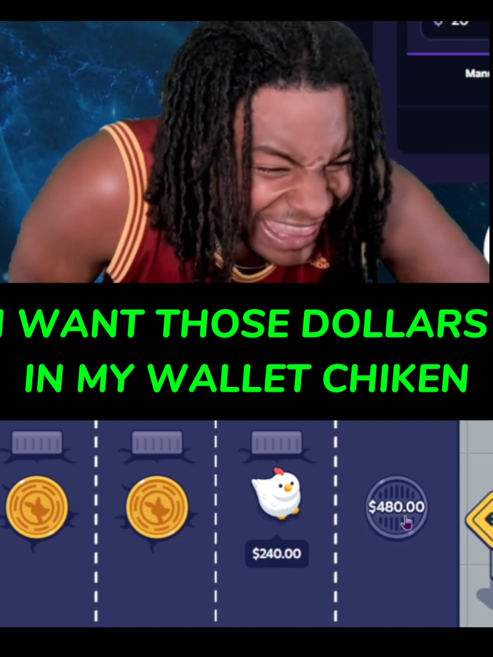 I WANT THOSE DOLLARS IN MY WALLET CHIKEN #fyp #kickstreaming #clips #stevewilldoit 