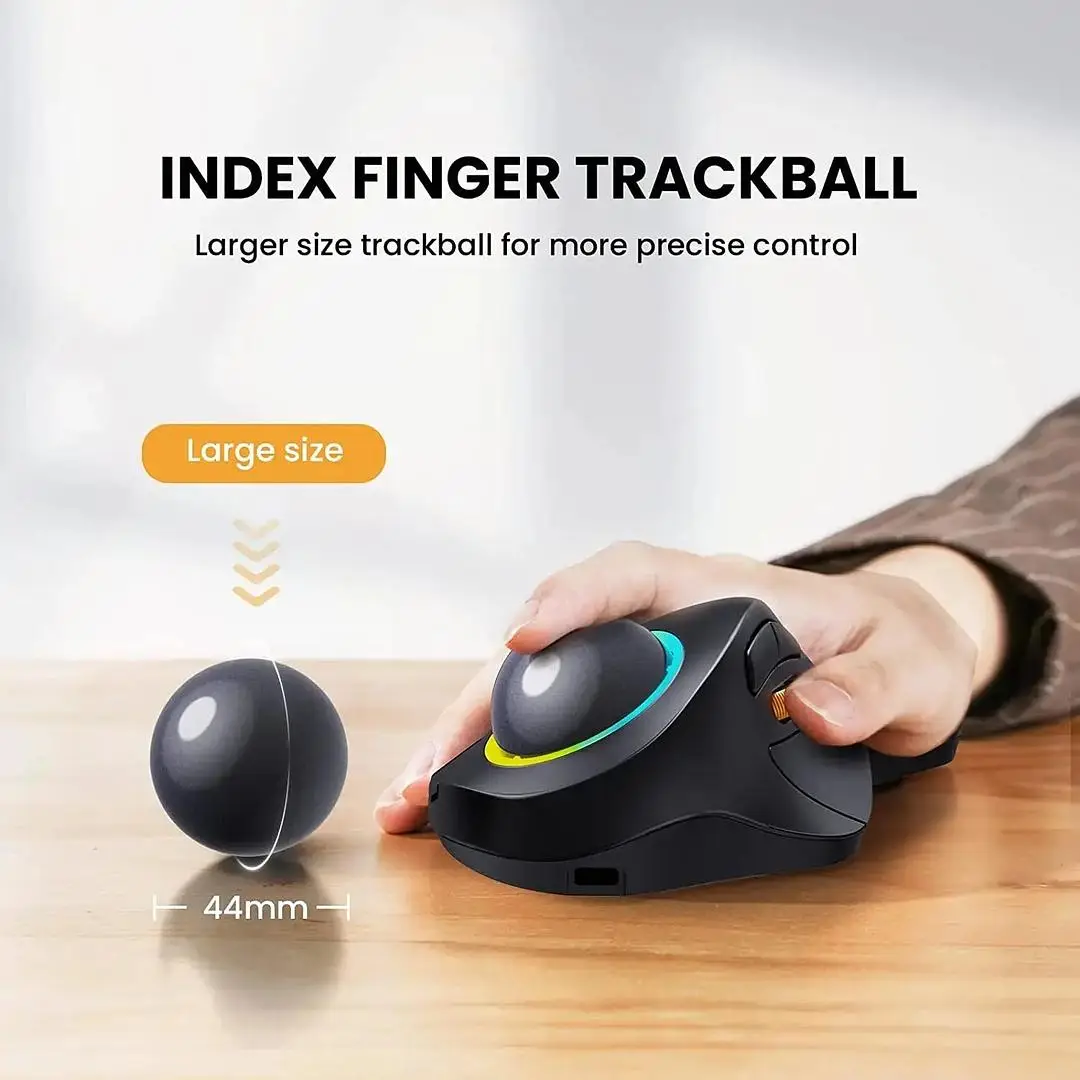 Ever feel like your mouse is just a glorified paperweight? 🖱️ Meet the ProtoArc Wireless Index Finger Trackball Souris for €29.99! Who needs a regular mouse when you can have one that makes your hand feel like it's conducting a symphony of clicks? 🎶 Upgrade your scrolling game and watch your fingers glide smoother than a buttered-up penguin on a slip 'n slide! 🐧🛝 #GadgetGourou #WirelessMouse #Trackball #UpgradeYourScroll #FingerGlide