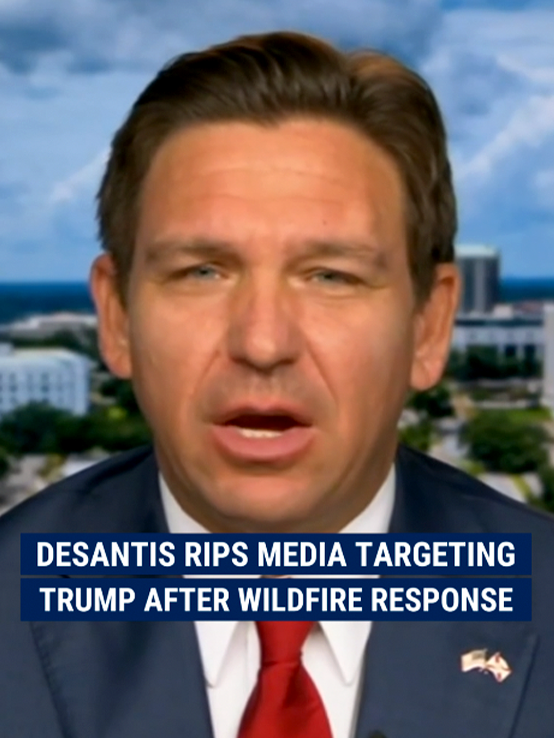 'POT CALLING THE KETTLE BLACK': Gov. Ron DeSantis (R-FL) tears into left-leaning media for their bias of coverage in the wake of disasters following criticism of President-elect Trump's comments surrounding the devastating wildfires in California.